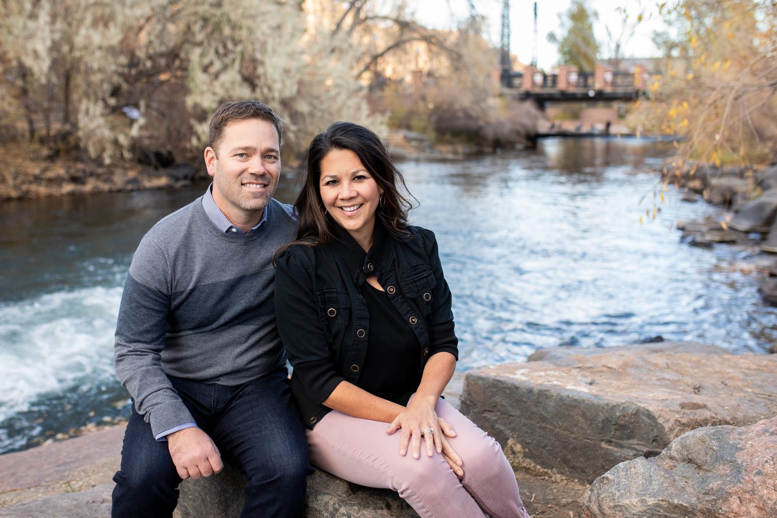 Couple by Colorado river